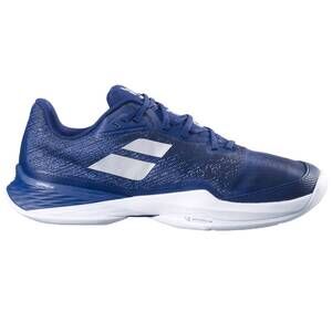 NEW BABOLAT men's jet mach 3 all court shoe in dark blue/silver